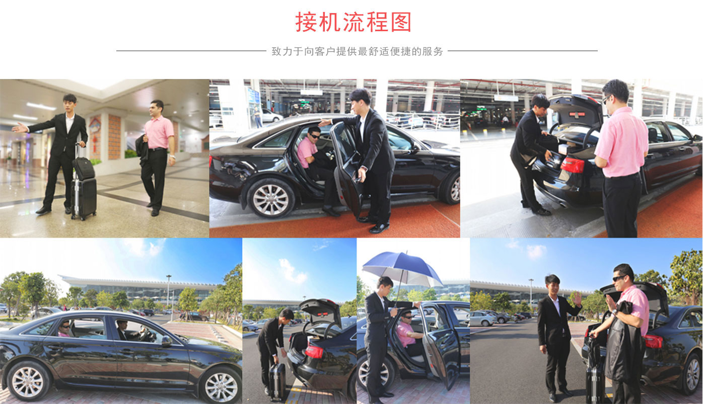 機(jī)場(chǎng)接送流程示意圖